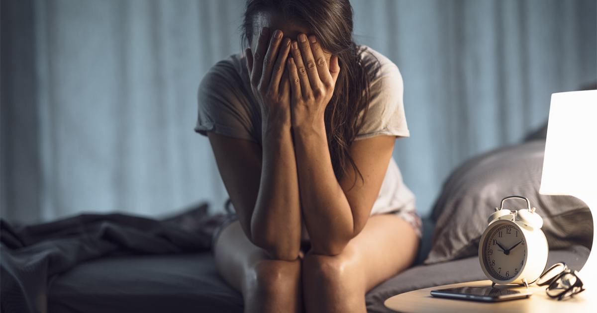 Person recognizing early signs of anxiety disorder in daily life